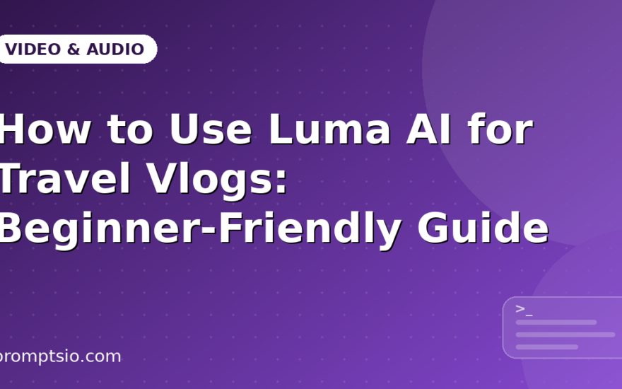 How to Use Luma AI for Travel Vlogs