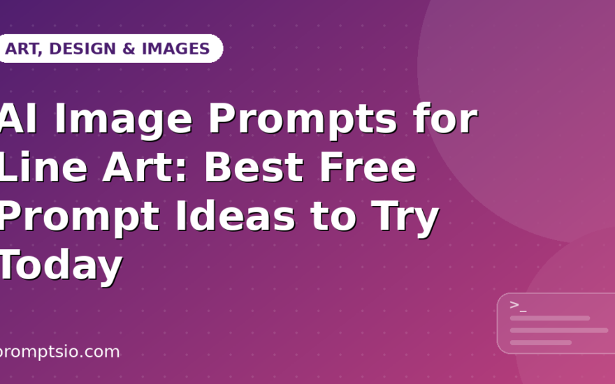 AI Image Prompts for Line Art