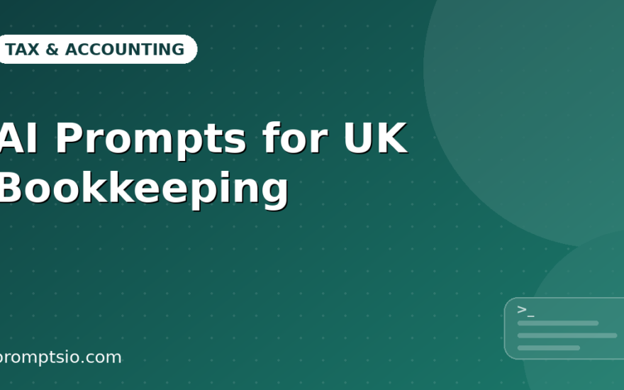 AI Prompts for UK Bookkeeping