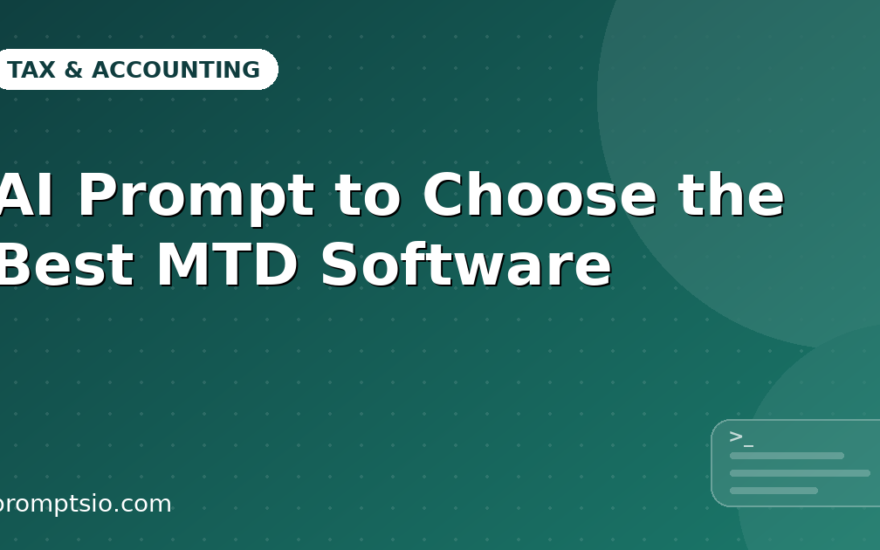 AI Prompt to Choose the Best MTD Software